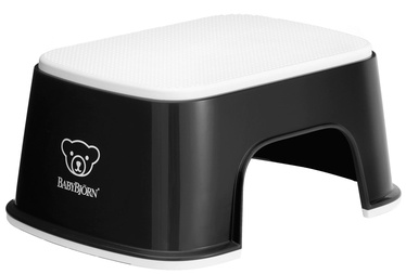 Pakyla - laiptelis BabyBjorn Step Stool, polipropilenas (pp), baltas/juodas