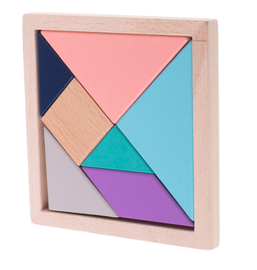 Izglītojošās rotaļlietas RoGer Wooden Block Set, 7 gab.