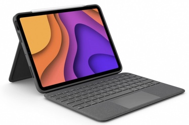 Planšetdatora maciņi Logitech Folio Touch, pelēka, 11"