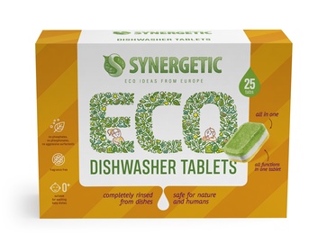 Tabletes trauku mazgājamajai mašīnai Synergetic Eco Tablets, 25 gab.