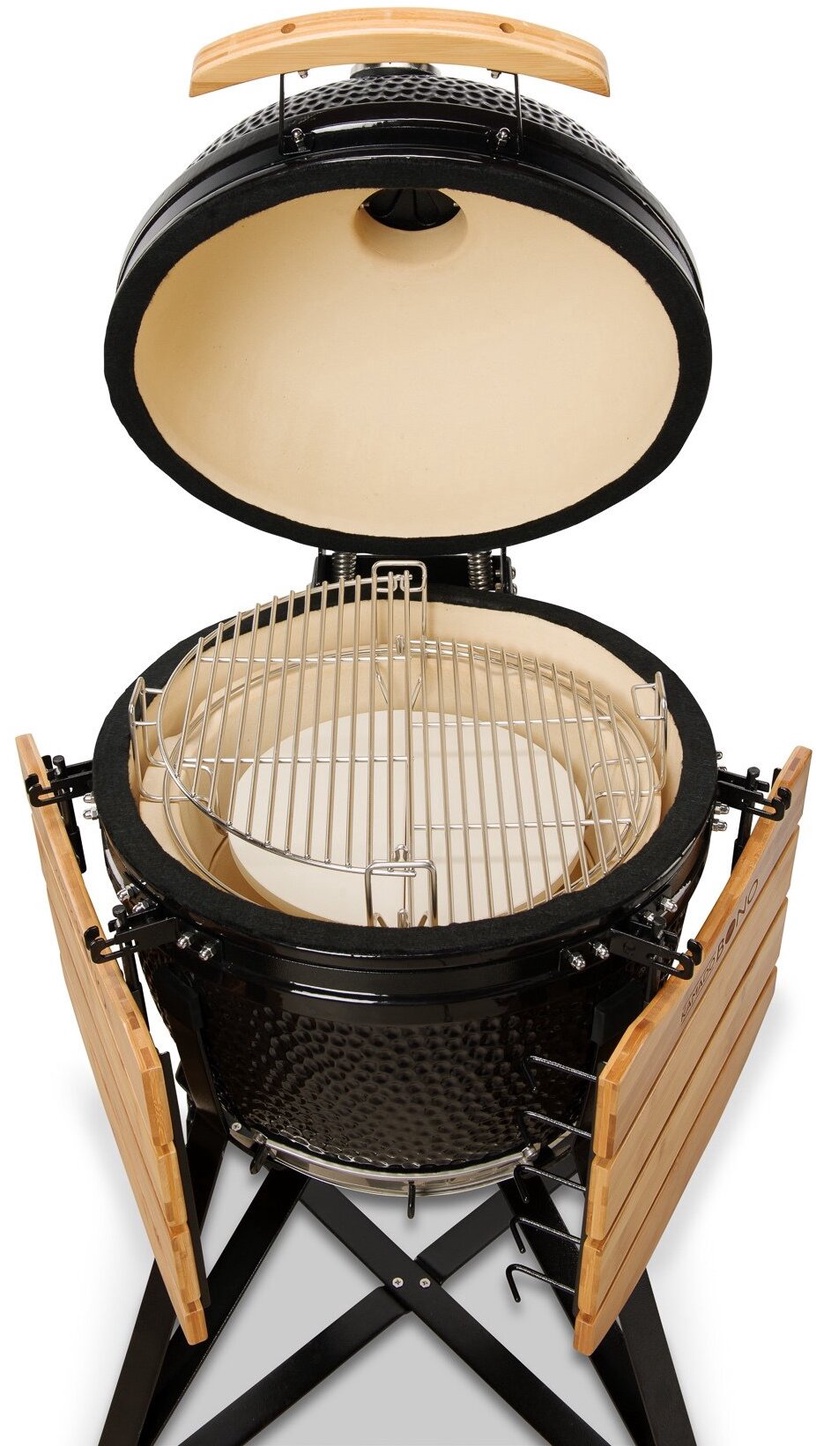 Grill Kamado Bono Media, must, 52 cm