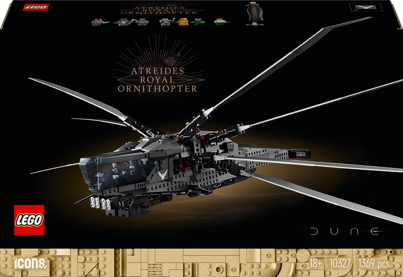 Конструктор LEGO® Icons Dune Atreides Royal Ornithopter 10327
