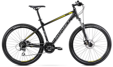 Велосипед горный Romet Rambler R7.2, 27.5 ″, 21" рама, черный/серый