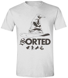 Футболка Harry Potter Sorting Hat Sorted, белый, L