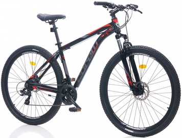 Велосипед горный Corelli Snoop 4.3, 29 ″, 20" (49.53 cm) рама, черный/красный