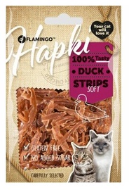 Лакомство для кошек Flamingo Hapki Soft Strips, мясо утки, 0.05 кг