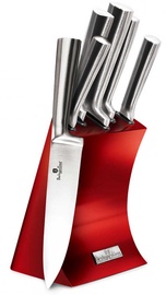 Набор кухонных ножей Berlinger Haus Metallic Line Burgundy Edition BH-2450, 6 шт.