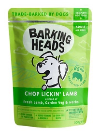 Влажный корм для собак Barking Heads Chop Lickin' Lamb BWLM300, баранина, 0.3 кг