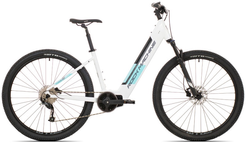 Электрический велосипед Rock Machine Storm INT e70-29 Lady, 19", 29″, 250 Вт, белый