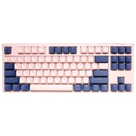 Клавиатура Ducky One 3 Fuji TKL Cherry MX Black Английский (US), синий/розовый