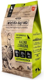 Сухой корм для собак Wiejska Zagroda, мясо утки/груша, 9 кг