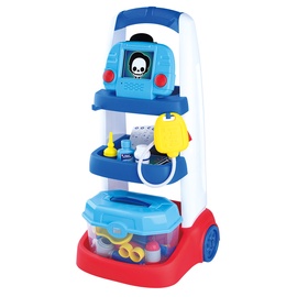 Žaislinis daktaro rinkinys PlayGo Medical Cart, įvairių spalvų