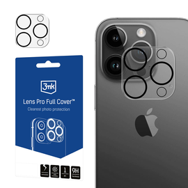 Защитное стекло для камеры 3MK Lens Pro Full Cover, 9H, 1 шт.