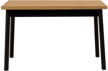 Söögilaud Kalune Design Oliver Simbotte, pruun/must, 120 cm x 75 cm x 75 cm