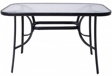 Садовый стол Springos GF1039, прозрачный/черный, 120 x 70 x 73 см