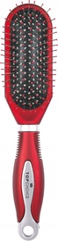 Matu ķemme Top Choice Hairbrush Narrow 62131-01, sudraba/sarkana