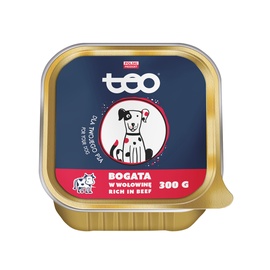 Влажный корм для собак Teo Adult, говядина, 0.3 кг