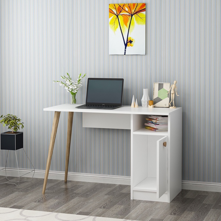 Galds Kalune Design Cannas 475OLV1202, balta