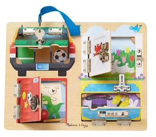 Развивающая игра Melissa & Doug Lock & Latch Board, Универсальный