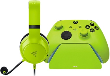 Mänguri kõrvaklapid Razer Kaira X + Charging station for Xbox Controller Duo, kollane