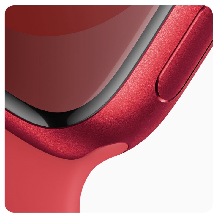 Умные часы Apple Watch Series 9 GPS, 41mm Aluminium Sport Band S/M, красный