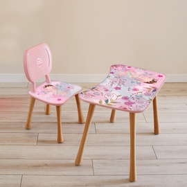 Lastetoa komplekt Kalune Design PSTK10-CHR-SET, roosa/puu