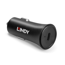 Адаптер Lindy 73301, USB Type-C, черный