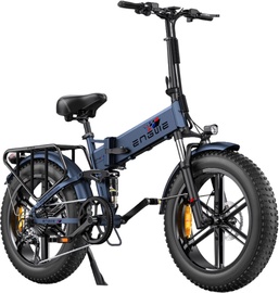 Elektriskais velosipēds Engwe Engine Pro, 20", 750 W, 16 Ah, zila