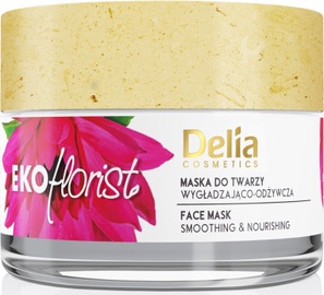 Sejas maska Delia Cosmetics Eko Florist Face Mask Smoothing & Nourishing, 50 ml, sievietēm