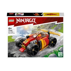Конструктор LEGO® NINJAGO® Гоночная машина ЭВО Кая 71780, 94 шт.