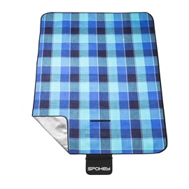 Коврик для кемпинга Spokey Picnic Flannel 839636, синий, 180 x 150 см