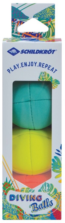 Sukeldumiskomplektid Schildkrot Neopren Diving Balls, kollane/roheline/oranž, 3 tk