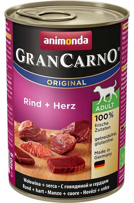 Влажный корм для собак Animonda GranCarno, говядина/мясо, 0.4 кг