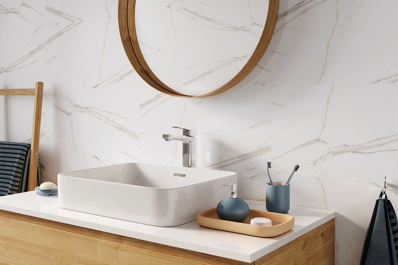 SPC seinapaneel Vilo Calacatta White, 120 cm x 60 cm x 0.4 cm