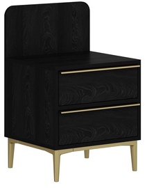 Naktinis staliukas Kalune Design Elevate 506MNR3406, juodas, 45 x 50 cm x 78 cm