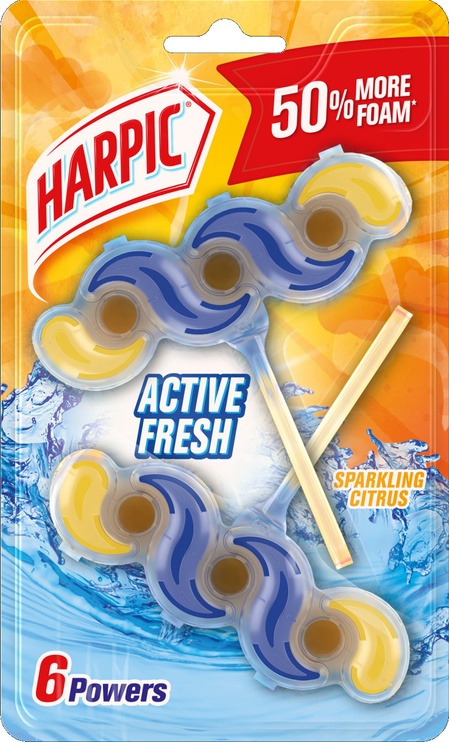 Klozetpoda ziepes Harpic Summer Breeze & Sparkling Citrus, 0.035 kg