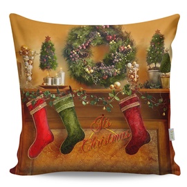 Декоративная подушка Mioli Decor A12976, многоцветный, 43 см x 43 см