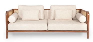 Sofa Hanah Home Peanut, smėlio, 94 x 255 cm x 70 cm