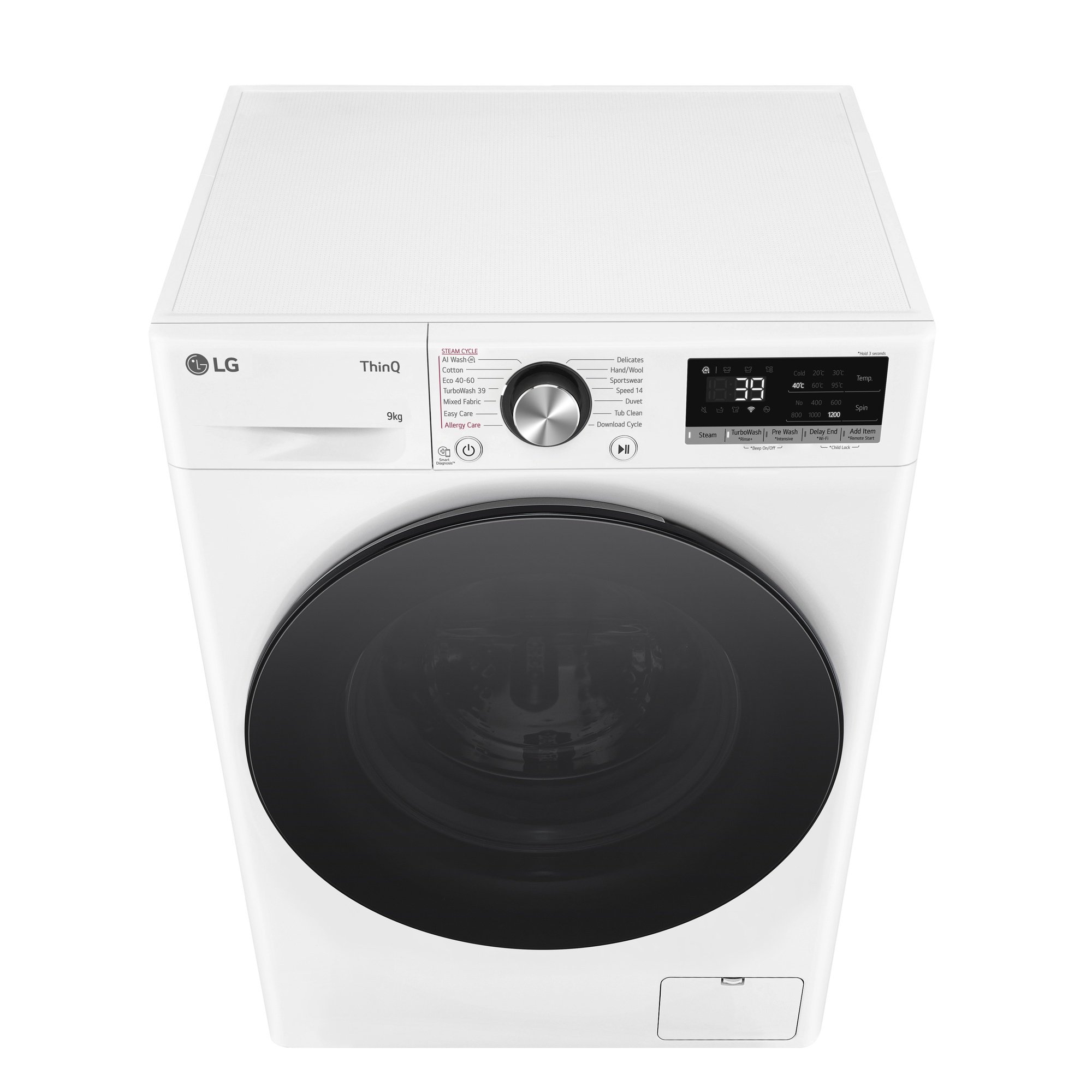 Стиральная машина LG F2WR709S2W, 9 кг, белый - Ksenukai.lv