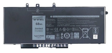 Аккумулятор для ноутбука Dell GJKNX, 8.5 Ач, Li-Ion