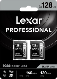 Карта памяти Lexar 1066x 2-Pack, 128 GB