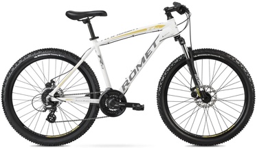 Velosipēds kalnu Romet Rambler R6.3, 26 ", 20" rāmis, zelta/balta