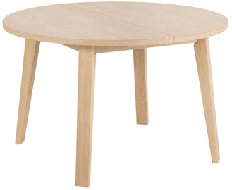 Pusdienu galds izvelkams A-Line, ozola, 120 - 220 cm x 120 cm x 75 cm