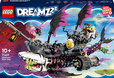 Konstruktors LEGO® DREAMZzz™ Nightmare Shark kuģis 71469, 1389 gab.