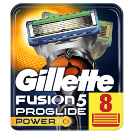 Лезвия Gillette Fusion 5 ProGlide Power, 8 шт.