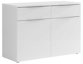 Komoda Forte Starlet Plus STPK221-C87, balta, 41.3 x 120.1 cm x 82.4 cm