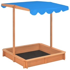 Liivakast VLX Sandbox 91794, 119 x 119 cm, sinine/pruun