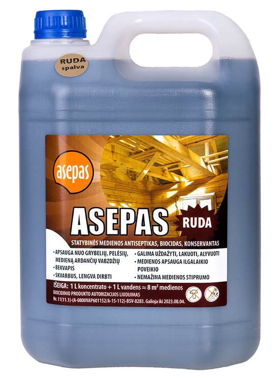 Antiseptiline Asepas, pruun, 5 l