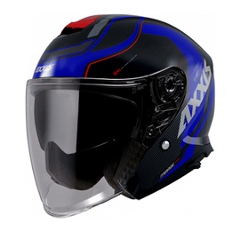 Мотоциклетный шлем Axxis Mirage SV Village B7, L, синий