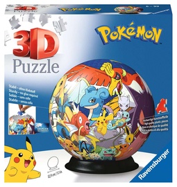 3D mīkla Ravensburger Pokemon Ball 11785, daudzkrāsaina